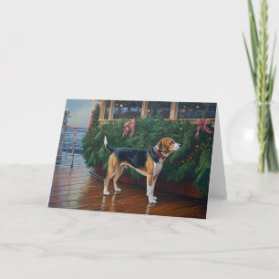 Beagle Christmas Cruise: Pawsome Holiday Delight Kaart