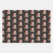 Beagle Christmas Dog Pattern Inpakpapier Vel (Voorkant 3)