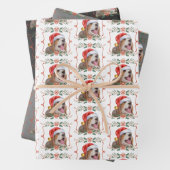 Beagle Christmas Dog Pattern Inpakpapier Vel (In situ)