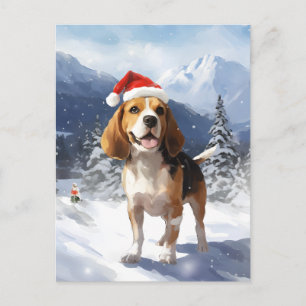 Beagle Christmas Feestdagenkaart