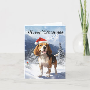 Beagle Christmas Kaart