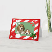 Beagle Christmas Kaart Lijst (Voorkant)