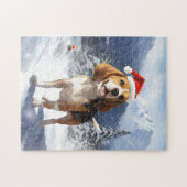 Beagle Christmas Legpuzzel (Horizontaal)