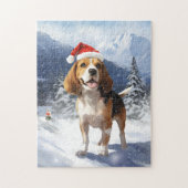 Beagle Christmas Legpuzzel (Verticaal)