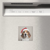 Beagle Christmas Magneet (Insitu (Vaatwasser))