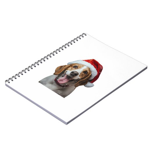 Beagle Christmas Notitieboek (Linkerzijde)