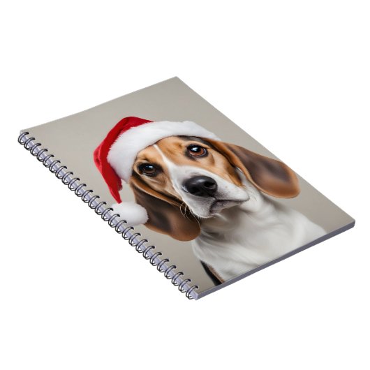 Beagle Christmas Notitieboek (Rechterzijde)