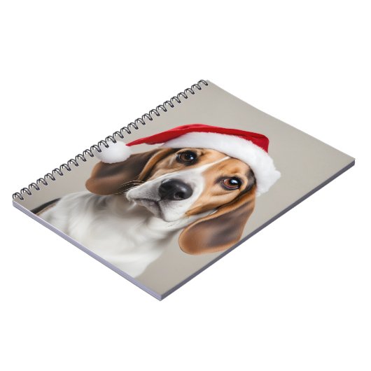 Beagle Christmas Notitieboek (Linkerzijde)