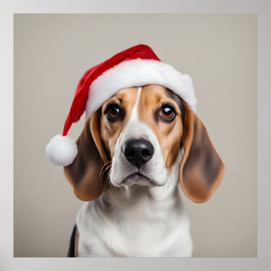 Beagle Christmas Poster (Voorkant)