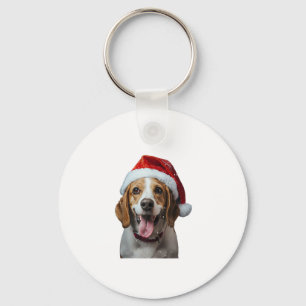 Beagle Christmas Sleutelhanger