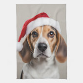 Beagle Christmas Theedoek (Verticaal)