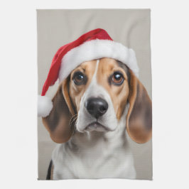 Beagle Christmas Theedoek