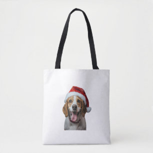 Beagle Christmas Tote Bag
