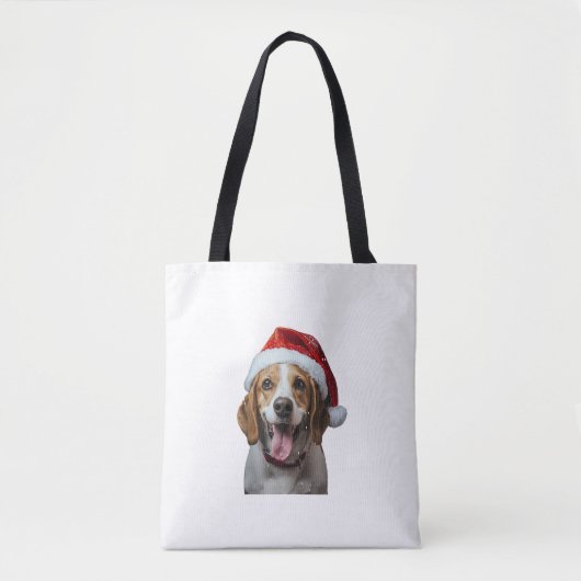 Beagle Christmas Tote Bag (Voorkant)