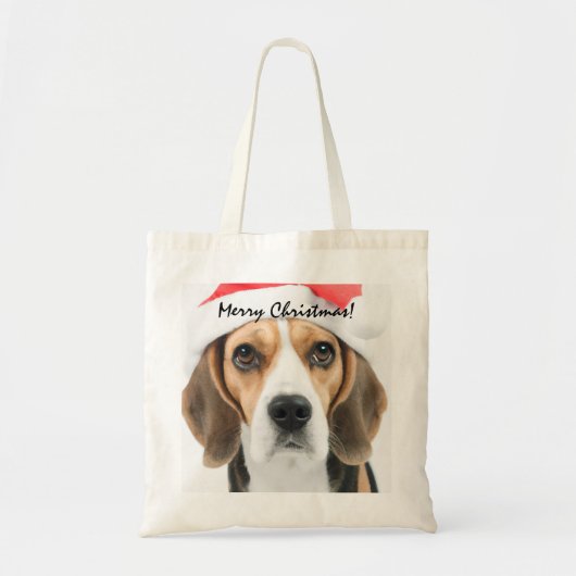 Beagle Christmas Tote Bag (Voorkant)