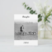 Beagle Club, 1914 Briefkaart (Staand voorkant)
