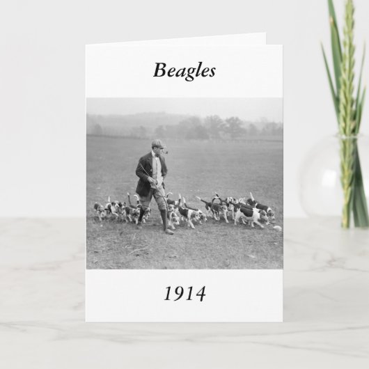 Beagle Club, 1914 Kaart (Voorkant)