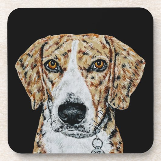 BEAGLE COASTER BIER ONDERZETTER (Voorkant)