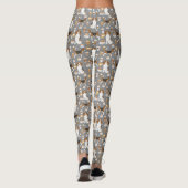 Beagle Coffee-Leggings Leggings (Achterkant)