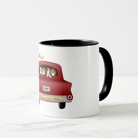 Beagle Coffee Mok (Voorkant rechts)