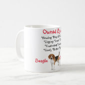 Beagle Coffee Mok (Voorkant links)