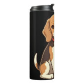 Beagle Coffee Tumbler Thermosbeker (Gedraaid links)
