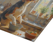 Beagle Cooking in Kitchen Snijplank (Hoek)