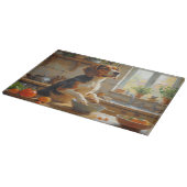 Beagle Cooking in Kitchen Snijplank (Hoek)