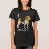 Beagle Crazy Dog T-shirt (Voorkant)