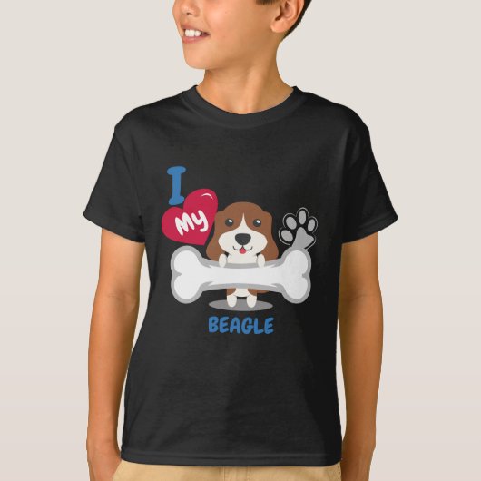 BEAGLE Cute Dog Gift Idea Funny Dogs T-shirt (Voorkant)