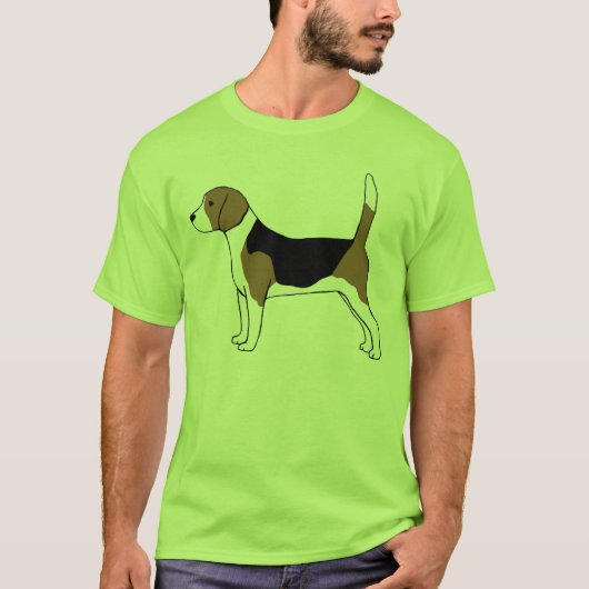 Beagle | Cute Hound Dog | Cool Canine T-shirt (Voorkant)