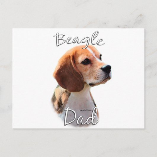 Beagle Dad 2 Briefkaart (Voorkant)