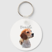 Beagle Dad 2 Sleutelhanger (Voorkant)