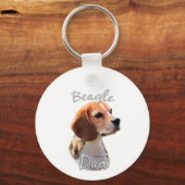 Beagle Dad 2 Sleutelhanger (Voorkant)
