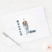 Beagle Dad 4 - Sticker (Envelop)