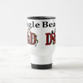 Beagle Dad Apparel Gifts Reisbeker (Center)