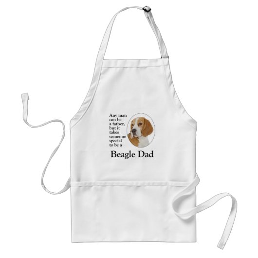 Beagle Dad Apron Standaard Schort (Voorkant)