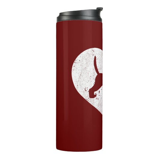 Beagle Dad/Beagle Hondenliefhebbers Fars Day Thermosbeker (Gedraaid links)