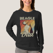 Beagle dad dog dad daddy master dogs beagle t-shirt (Voorkant)