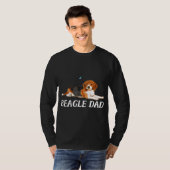 Beagle Dad Dog T-shirt Beagle (Voorkant volledig)