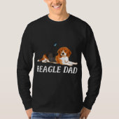 Beagle Dad Dog T-shirt Beagle (Voorkant)