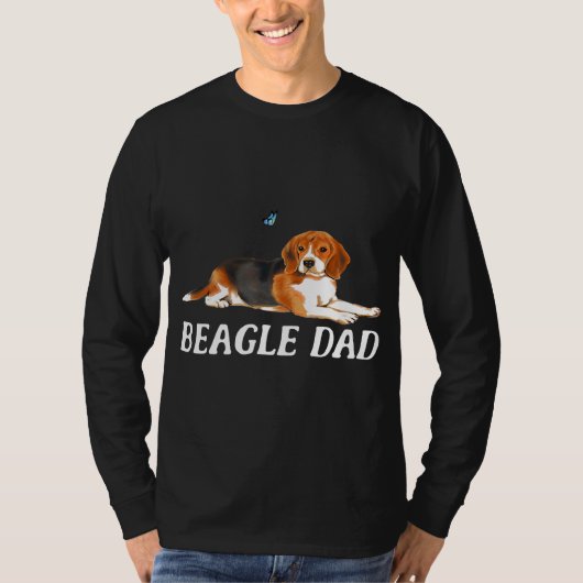 Beagle Dad Dog T-shirt Beagle (Voorkant)