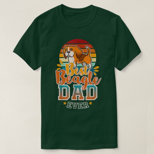 Beagle Dad English Beagle Dog Dad Dog Lov T-shirt (Design voorkant)