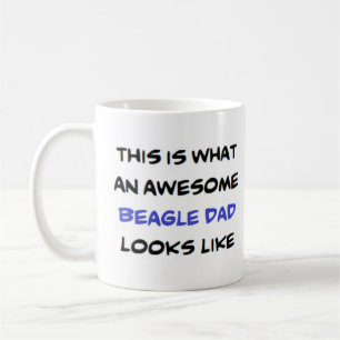 beagle dad, geweldige koffiemok