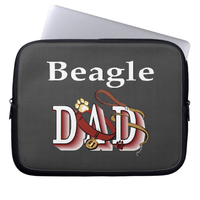 Beagle Dad Gifts Laptop Sleeve (Voorkant)
