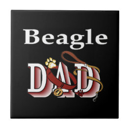 Beagle Dad Gifts Tegeltje