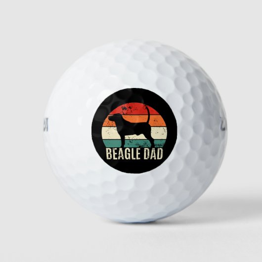 Beagle Dad Golfballen (Voorkant)