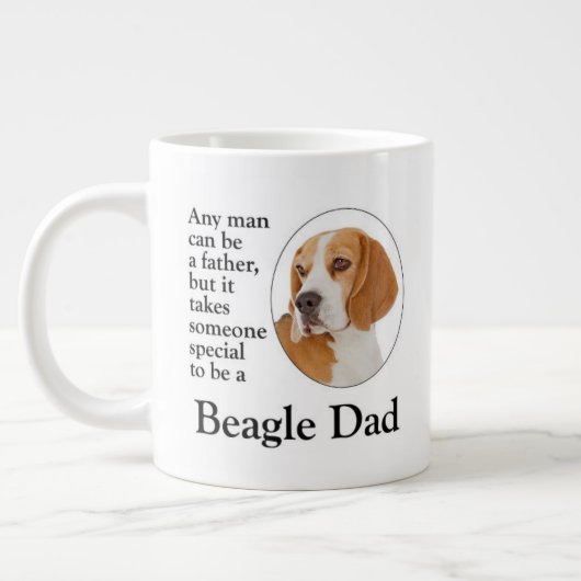 Beagle Dad Grote Koffiekop (Links)