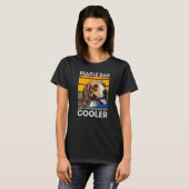 Beagle Dad Like A Regular Dad But Cooler Father's T-shirt (Voorkant volledig)