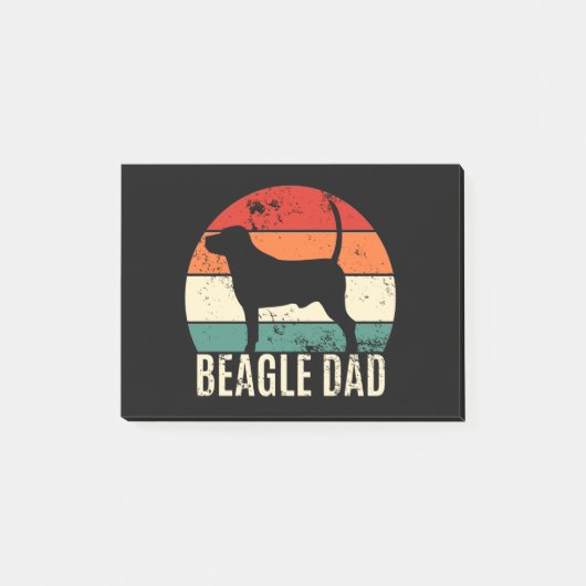 Beagle Dad Post-it® Notes (Voorkant)
